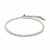Adjustable Tennis Style Bracelet with Cubic Zirconia in Sterling Silver (4.00 mm)