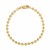Moon Cut Bead Chain Bracelet in 14k Yellow Gold  (4.00 mm)
