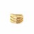 14k Yellow Gold Polished Interlaced Motif Ring