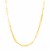 14k Yellow Gold Alternating Paperclip Chain Link and Gold Bar Necklace