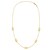 14K Yellow Gold Elongated Hexagon Link Necklace