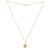 Horse Profile Medium Necklace in 14K Yellow Gold