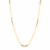 14k Tri Color Gold Necklace with Textured Beads