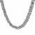 Thick Byzantine Chain Necklace in 14k White Gold