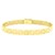 14k Yellow Gold 7 inch Clover Bracelet (6.50 mm)