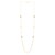 Long Hamsa Necklace in 14K Yellow Gold