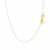 14k Yellow Gold Necklace with Hugs Emoji Symbol