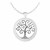 Tree of Life Cutout Pendant in Sterling Silver