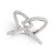 Interlaced Style Diamond Studded Ring in 14k White Gold (1/2 cttw)