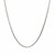 Sterling Silver Rhodium Plated Round Box Chain (1.5 mm)