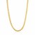 14k Two-Toned Yellow and White Gold Double Link Men's Necklace
