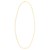 Double Extendable Cable Chain in 14k Yellow Gold (1.40 mm)