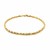 Solid Diamond Cut Rope Bracelet in 14k Yellow Gold (3.0mm)