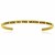 Yellow Stainless Steel Love You To The Moon And Back Cuff Bracelet