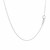 Round Cable Link Chain in 18k White Gold (0.97 mm)