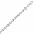 Diamond Accented X and Oval Link Bracelet in Sterling Silver (.15 ct t.w.)