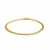 Solid Curb Bracelet in 14k Yellow Gold  (3.60 mm)