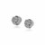 Stud Earrings with Textured Love Knot Style in Sterling Silver(9mm)