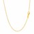 Round Cable Link Chain in 18k Yellow Gold (1.50 mm)