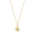 Star of David Necklace in 14K Yellow Gold