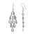Polished Drop Earrings with Polished Teardrops in Sterling Silver