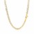 Pave Curb Chain in 14k Two Tone Gold (3.60 mm)