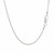 Classic Rhodium Plated Bead Chain in 925 Sterling Silver (1.5mm)