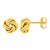 Love Knot Post Earrings in 14k Yellow Gold