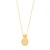 Pineapple Necklace in 10K Yellow Gold