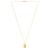 Moon and Stars Necklace in 14K Yellow Gold