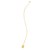 Moon and Stars Necklace in 14K Yellow Gold