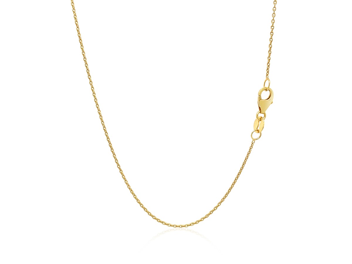 14kt Yellow Gold 16 inch Necklace with Gold and Diamond Heart Pendant ...